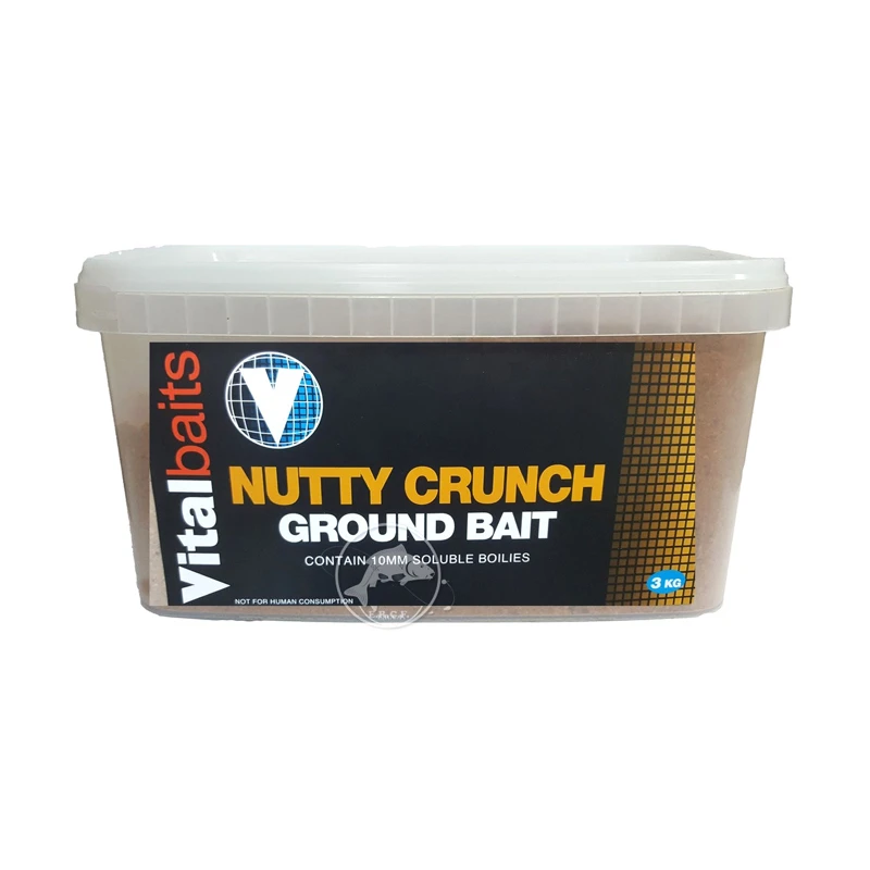 Vital Baits Groundbait Nutty Crunch Bucket 3kg 3 Vital Baits Groundbait Nutty Crunch Bucket 3kg