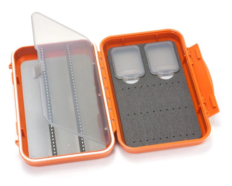 C&F DESIGN C&F Medium 2-Row WP Tube Fly Case W 3 Comp (CF-2403V) Burnt Orange 3 C&F DESIGN C&F Medium 2-Row WP Tube Fly Case W 3 Comp (CF-2403V) Burnt Orange