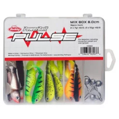 Berkley Pulse Shad Box 8cm Incl. Jigheads