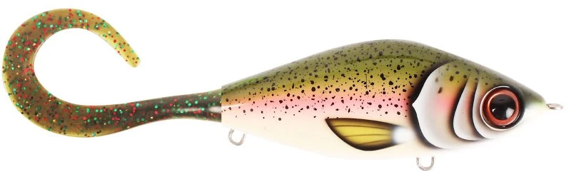 Strike Pro TrueGlide Guppie Jr Shallow, 11cm, 58gr - Rainbow - Mossgreen Glitter 3 Strike Pro TrueGlide Guppie Jr Shallow, 11cm, 58gr - Rainbow - Mossgreen Glitter