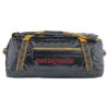 Patagonia Black Hole Duffel 55L Smolder Blue W/Buckwheat Gold