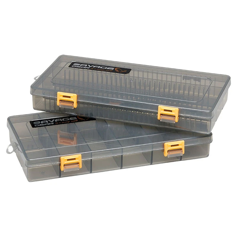 Savage Gear Flat Lure Box Smoke Kit 2pcs 23x11x3.5cm 3 Savage Gear Flat Lure Box Smoke Kit 2pcs 23x11x3.5cm