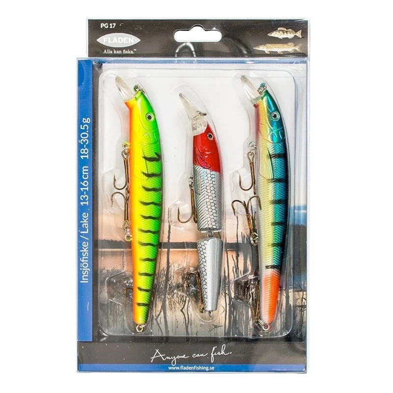 Fladen Pike-Zander Wobbler 3pcs 3 Fladen Pike-Zander Wobbler 3pcs