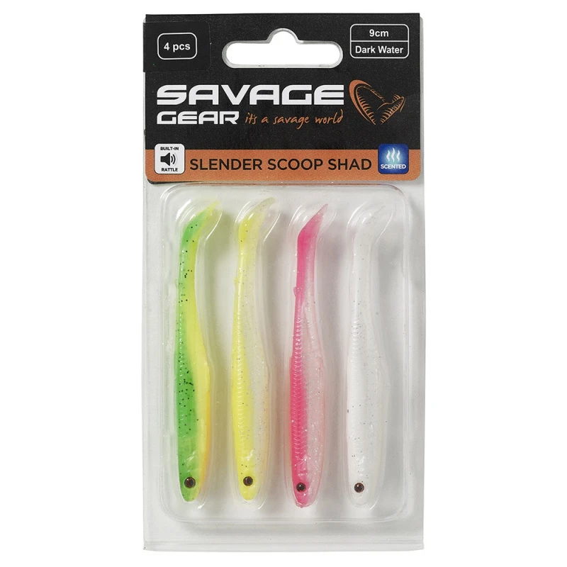 Savage Gear Slender Scoop Shad (4-pack) 6 Savage Gear Slender Scoop Shad (4-pack) – Bild 4