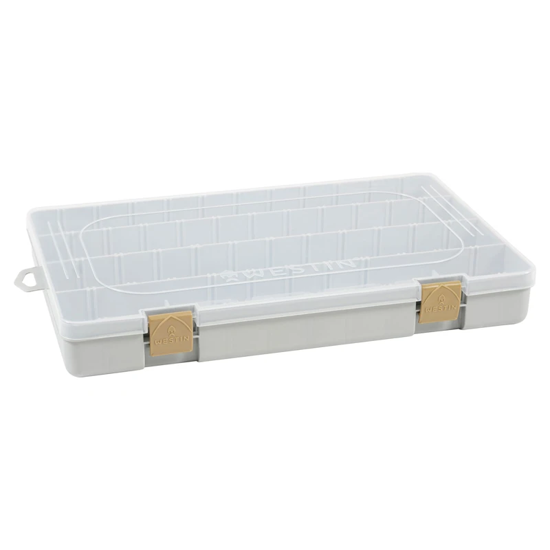 Westin W3 Tackle Box 36x22,5x4,8cm Grey/Clear 3 Westin W3 Tackle Box 36x22,5x4,8cm Grey/Clear