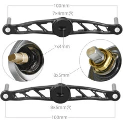 Gomexus Crank Double Handle -Fladen Verkäufe BS100A27BKGD2r 2