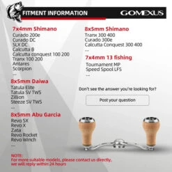 Gomexus Aluminum Double Handle With Cork Knob -Fladen Verkäufe BS100HCA27TNr 6