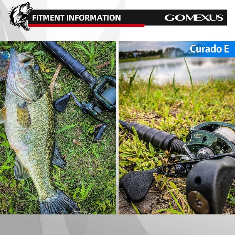 Gomexus 110mm Aluminium Handle With 35mm TPE Knob 7 Gomexus 110mm Aluminium Handle With 35mm TPE Knob – Bild 5