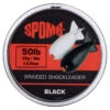 Spomb Braided Leader 22kg/50lb 50m Black -Fladen Verkäufe DBL002 1