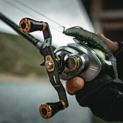 Gomexus 95mm Carbon Swept Handle With 20mm Aluminium Knob -Fladen Verkäufe DCS95A20BKGDr 3