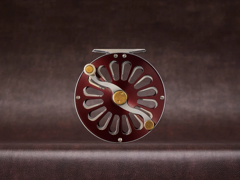 Frödin SALAR Fly Reel Burgundy 4 Frödin SALAR Fly Reel Burgundy – Bild 2