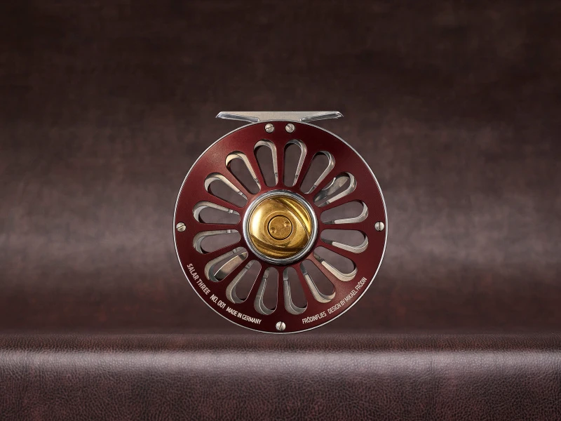 Frödin SALAR Fly Reel Burgundy 5 Frödin SALAR Fly Reel Burgundy – Bild 3