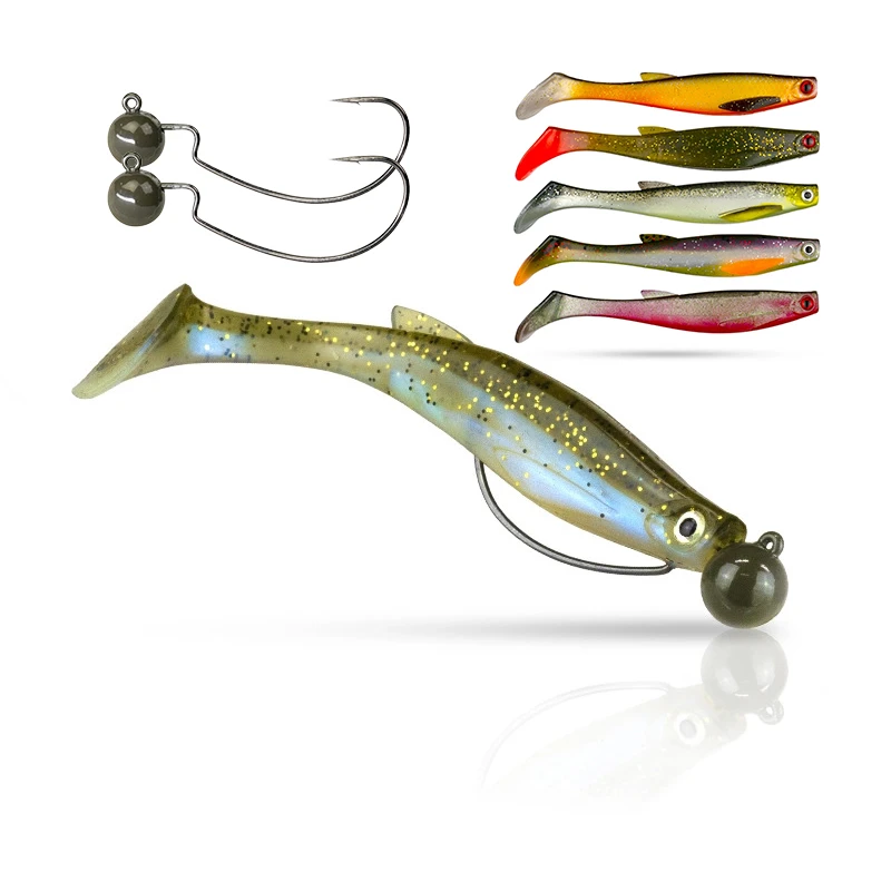 Scout Shad Tungsten Offset Jig Head Bundle 3 Scout Shad Tungsten Offset Jig Head Bundle