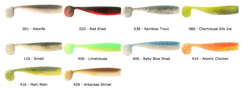 Lunker City Shaker Shad 15cm (5-Pack) 4 Lunker City Shaker Shad 15cm (5-Pack) – Bild 2