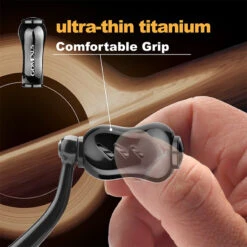 Gomexus Smoke Jedi Series 22mm Titanium Knob - Smoke -Fladen Verkäufe T22STSK 4