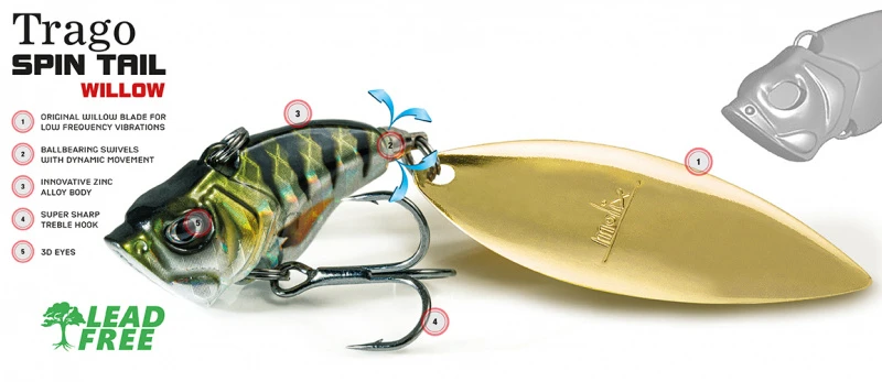 Molix Trago Spin Tail Willow 4 Molix Trago Spin Tail Willow – Bild 2